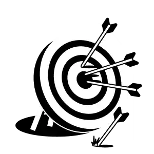 target arrows illustration